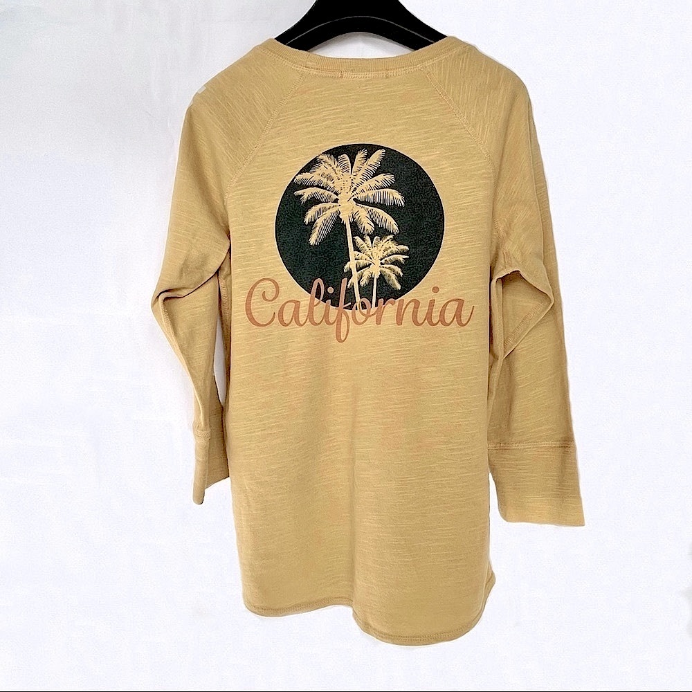 JAMES PERSE Yellow Waverider Text California Tee